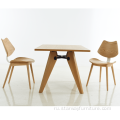 Современный простой стиль европейского дизайна твердый деревянный стол